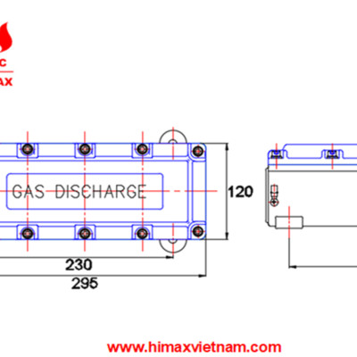 Đèn cảnh báo xả khí gas chống nổ hi max FUFL