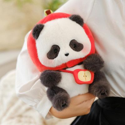 Đồ Chơi Thú Bông Panda Roll Apple Hat - 52Toys