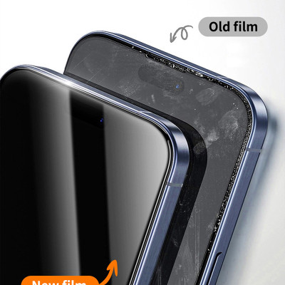 Kính Cường Lực MIPOW KINGBULL 3D Premium Silk Cho iPhone 16 Pro/ 16 Pro Max Viền 3D Bo Đẹp Mắt Cảm Giác Vuốt Mềm Mượt Hàng Chính Hãng