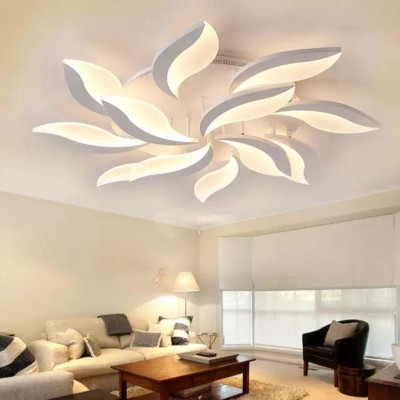 Đèn LED Mâm Ốp Trần MN052, đèn trần phong thái tối tân - 3 cách thức Sáng DT