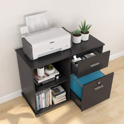 Kệ để máy in gỗ hiện đại SMLIFE Prozen