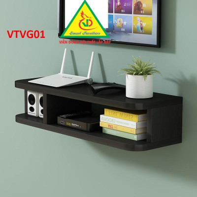 Kệ Ti Vi Treo Tường Trang Trí VTVG01 - Nội Thất Lắp Ráp