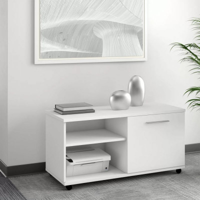 Kệ để máy in gỗ hiện đại SMLIFE Peruru