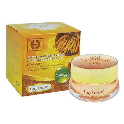 Kem LAYSMON Đông Trùng Hạ Thảo - LAYSMON CORDYCEPS SINESIS EXTRACT AND COLLAGEN BEAUTY CREAM 20g