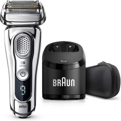 Máy Cạo Râu Nam Braun Series 9 9375cc, Máy Tông Đơ, Máy Tăng Đơ, Braun Shaver, 5 Lưỡi, Công Nghệ Cảm Biến AI , Nhập Đức