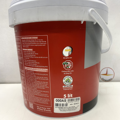 Sơn nước Toa Supertech ngoại thất màu xanh 7506 _ 5L