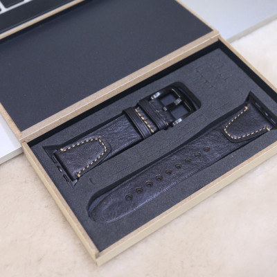 Dây đeo thay thế dành cho Apple Watch 1,2,3,4,5 da bò Ý