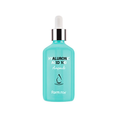 Tinh chất Hyaluronic Acid 100 cấp nước da căng bóng _ Farmstay Hyaluronic Acid 100 Ampoule