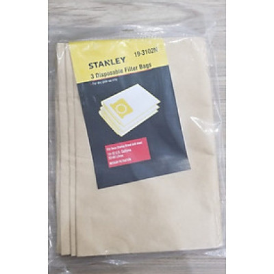 Bộ 3 túi giấy đựng bụi Model 19-3102N sử dụng cho máy hút bụi Stanley SL19199-16A