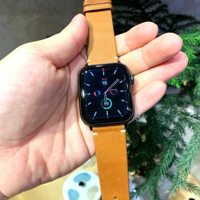 Dây Đeo Apple Watch 49mm 45mm 44mm 42mm, Chất Liệu Da Bò Cao Cấp, Phong Cách Vintage Hoài Cổ, Tương Thích Các Phiên Bản Series Ultra2/Ultra/SE2/SE/10/9/8/7/6/5/4/3/2/1