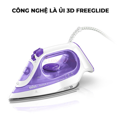 Bàn ủi hơi nước Braun SI3042VI - Hàng chính hãng
