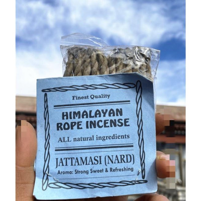 Hương nhang dây thủ công Nepal Túi có kèm đế cắm Rope incense