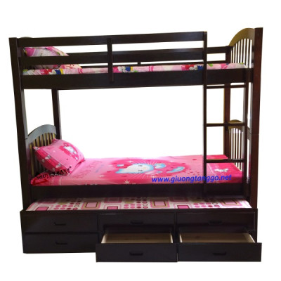 Giường 3 Tầng Sabo (Nâu)