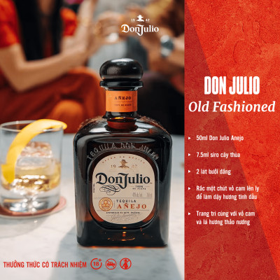 Rượu Don Julio Anejo Tequila 38% 75cl