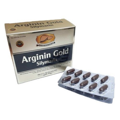Arginin Gold Silymarin Đại Uy (Hộp 6 vỉ x 10 viên nang mềm)