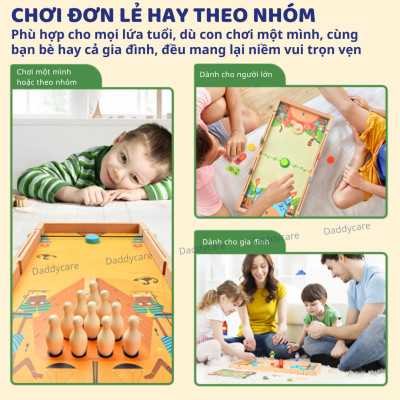 Đồ chơi cờ búng xuyên lỗ thông minh bằng gỗ cao cấp Mideer 10 in 1 Carrom Board Game
