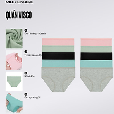 Combo 10 Quần Lót Flexi Stretch Chất Liệu Bamboo Visco - Miley Lingerie