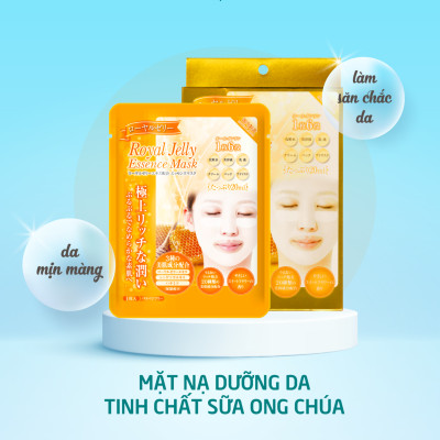Mặt nạ săn chắc da tinh chất sữa ong chúa G Face Mask RJ (Hộp 5 miếng)