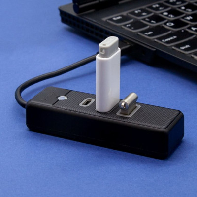 HUB Type C ra 1 cổng TYPE C + 2 Cổng USB 3.0 Orico PWC2U-C3 - Hàng Chính Hãng