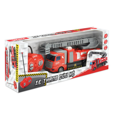 Đồ chơi trẻ em: Xe thang cứu hộ điều khiển từ xa DK81093, Màu ngẫu nhiên