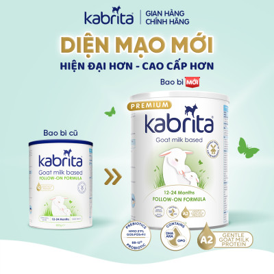 Combo 2 lon Sữa dê Kabrita số 2 cho trẻ từ 12- 24 tháng - Lon 800g