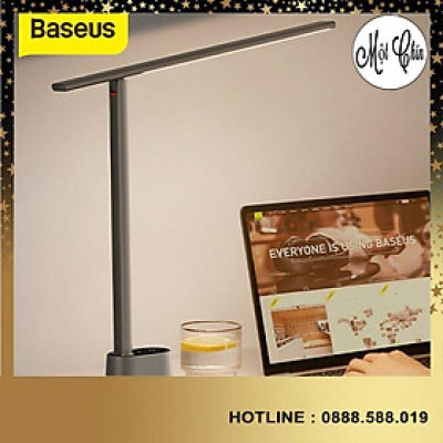 Đèn để bàn thông minh Baseus Smart Eye Series Charging Folding Reading Desk Lamp (Cảm biến ánh sáng tự động, pin sạc) - Hàng Chính Hãng