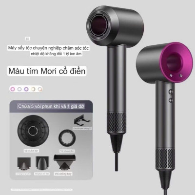 Máy Sấy Tóc Nóng Lạnh 2 Chiều Công Suất 2200W ION Âm - Giảm Tóc Hư Tổn - HÀNG CHÍNH HÃNG MINIIN