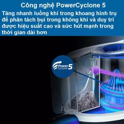 Máy hút bụi không túi PowerPro Compact. Thương hiệu Hà Lan cao cấp Philips - FC9351/82. Hàng chính hãng bảo hành 2 năm