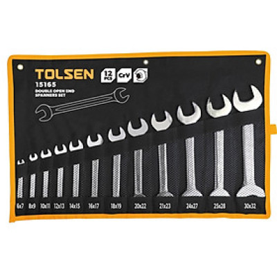 BỘ 12 CHÌA KHÓA VÒNG MIỆNG TOLSEN 15165 - HÀNG CHÍNH HÃNG