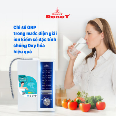 Máy Lọc Nước Điện Giải Ion Kiềm ROBOT ionMega 57 - Hàng Chính Hãng
