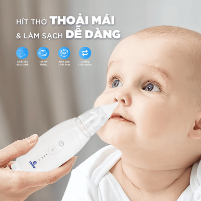 Máy Hút Mũi Cho bé Chido 3 Đầu Chido ZLY-018 3 tốc độ Hút Cho Bé 5 tuổi