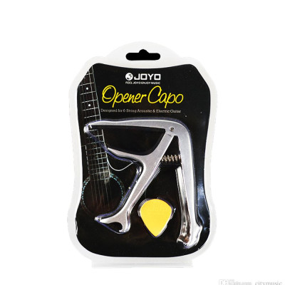Capo guitar cao cấp Joyo JCP02 dùng cho đàn guitar acoustic và classic ( Có thêm chức năng nhổ chốt và mở nắp chai ) - Hàng chính hãng