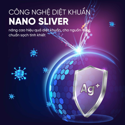 Máy lọc nước không tủ - Hàng chính hãng Mutosi MP-1101 hệ thống lọc 11 lõi