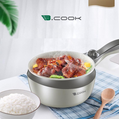 Nồi điện đa năng phủ chống dính cao cấp - Nồi lẩu điện gia đình Bcook 1.8L - Hàng nhập khẩu