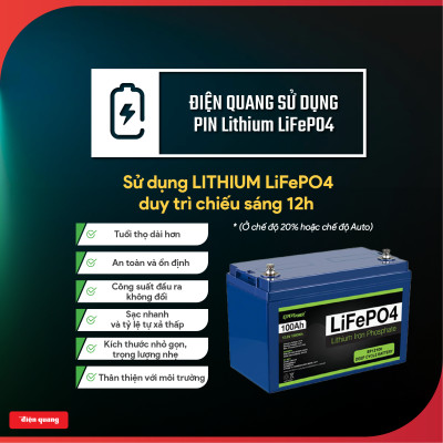 Bộ đèn LED Pha NLMT Điện Quang ĐQ LEDSLN 765 (Solar, IP65, daylight, công suất từ 60W - 300W)