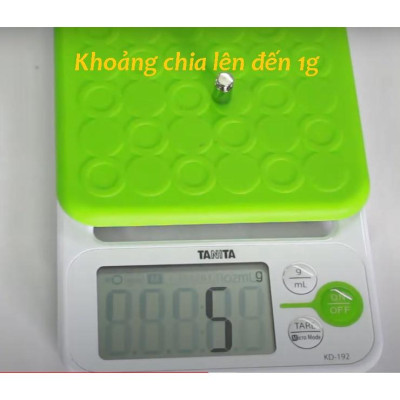 CÂN TIỂU LY TANITA-NHẬT BẢN (KD-192 và KD-321), cân nhà bếp chính xác đo được cả chất lỏng.