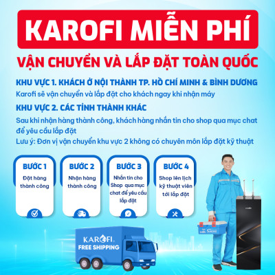 Máy lọc nước Karofi KAQ-P95 - Hàng chính hãng