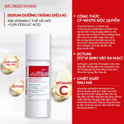 Tinh chất Serum C dưỡng trắng diệu kỳ Sắc Ngọc Khang 30ml