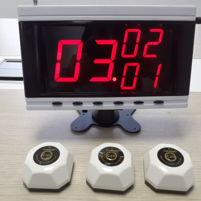Bộ chuông gọi phục vụ không dây Quickbell S632 cho nhà hàng, quán cà phê...