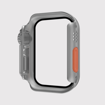 Case ốp PC Kính Cường Lực Dành Cho Apple Watch Series 4/5/6/7/8/9/SE Kai.N Ultra Curved Glass_ Hàng chính hãng
