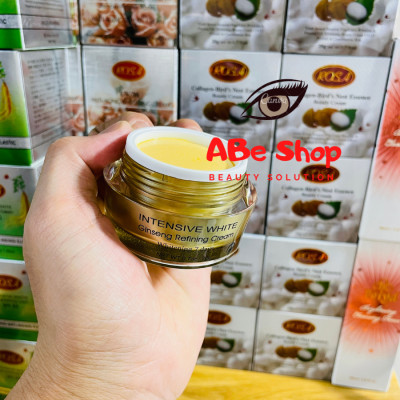 Kem ROSA Nhân Sâm Đỏ - ROSA INTENSIVE WHITE GINSENG REFINING CREAM 20G