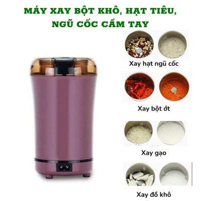 Máy xay, nghiền bột ngũ cốc mini (xay hạt cafe, ngũ cốc, hạt gia vị, đồ khô...)  - Hàng chính hãng