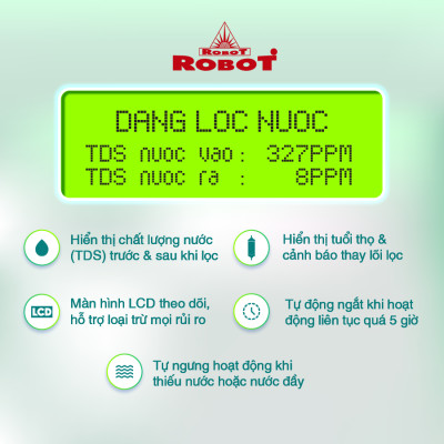 Máy Lọc Nước R.O Hydrogen Kiềm ROBOT RBs-9HA - Hàng Chính Hãng