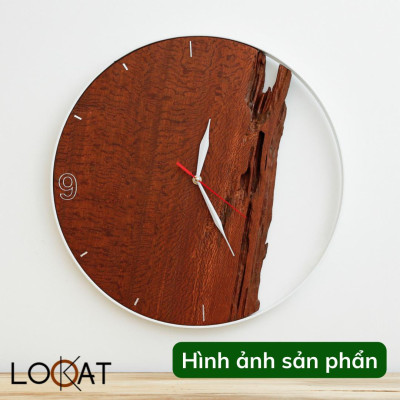 Đồng Hồ Treo Tường Độc Đáo từ Gỗ Tự Nhiên  DH24050058