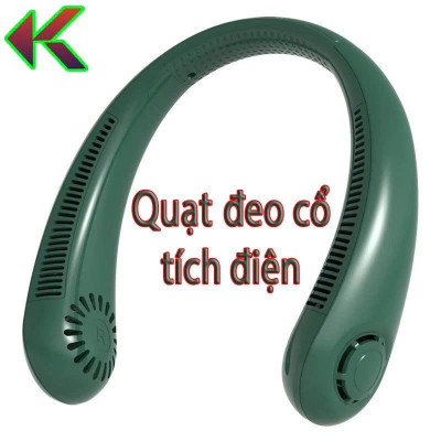 Quạt Đeo Cổ Không Cánh WIND 3D | 3 Cấp Gió Mạnh, Phong Cách Trẻ Trung, Pin Sạc Lithium Ion Loại Tốt