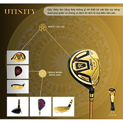 Gậy Utility - Trống đồng đông sơn | Nason Golf