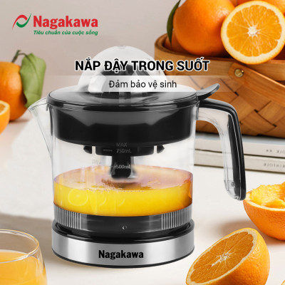 Máy vắt cam điện Nagakawa NAG0814 (0.75 Lít) - Hàng Chính Hãng