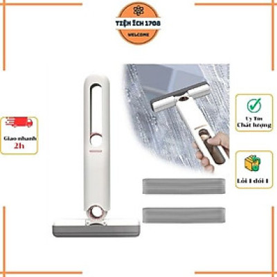 Cây Lau Bàn Bếp Tự Vắt Thông Minh Mini GẤP GỌN 25CM Cây Lau Tự Vắt GẤP GỌN MINI, Bọt Biển Siêu Thấm Hút Đa Năng