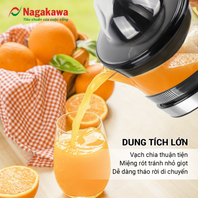 Máy vắt cam điện Nagakawa NAG0814 (0.75 Lít) - Hàng Chính Hãng