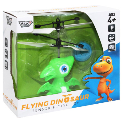 Đồ Chơi Khủng Long Bay Cảm Biến - Vecto VT2240B - Màu Xanh